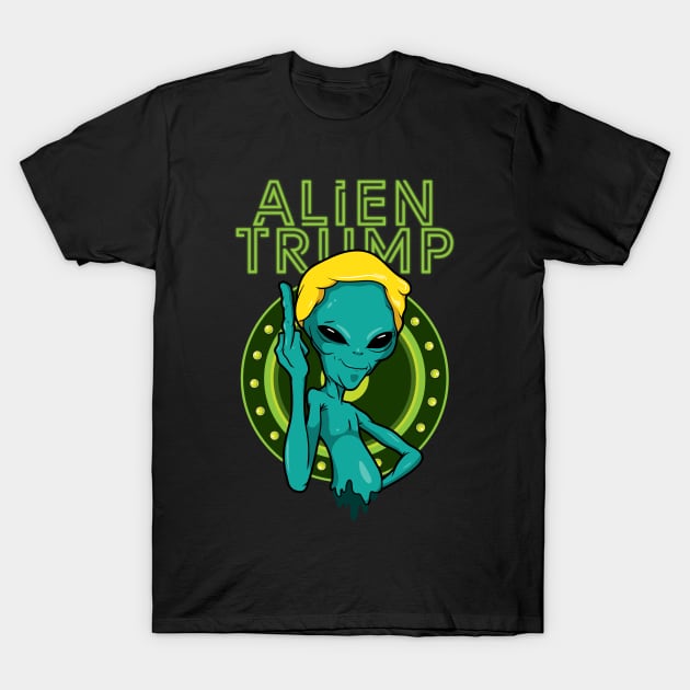 Alien Trump T-Shirt by nelsoncancio